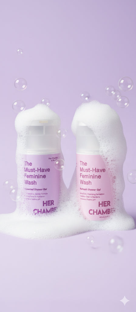 Chamber On the Move - Mini Set | Restore + Sensitive Yoni Shower Gel