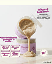 Natural ingredients for dark spot removal in body scrub